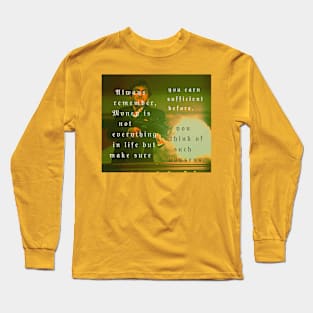 Money t shirt Long Sleeve T-Shirt